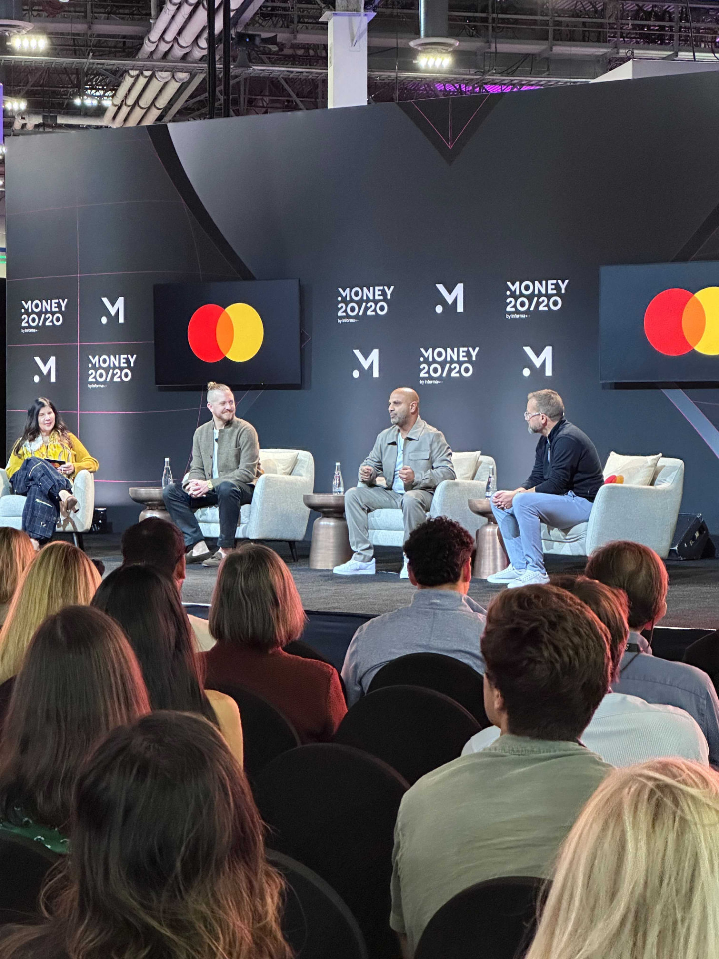 Mastercard, Keyrails, Borderless and BVNK on stage at Money20/20 USA